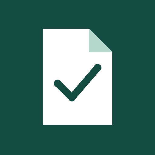 PaperReady document checkmark icon